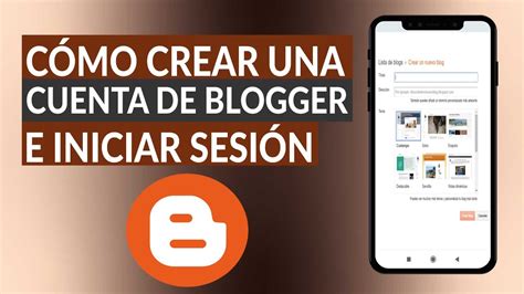 blogger iniciar sesion|Cómo crear una cuenta de BLOGGER e iniciar sesión .